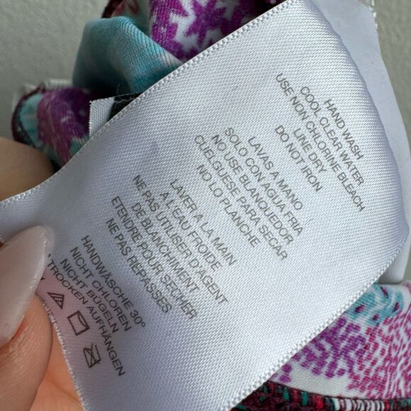 Miraclesuit One Shoulder Swimsuit Colorful Paisley Size 6 Small Tummy Control - Picture 9 of 10